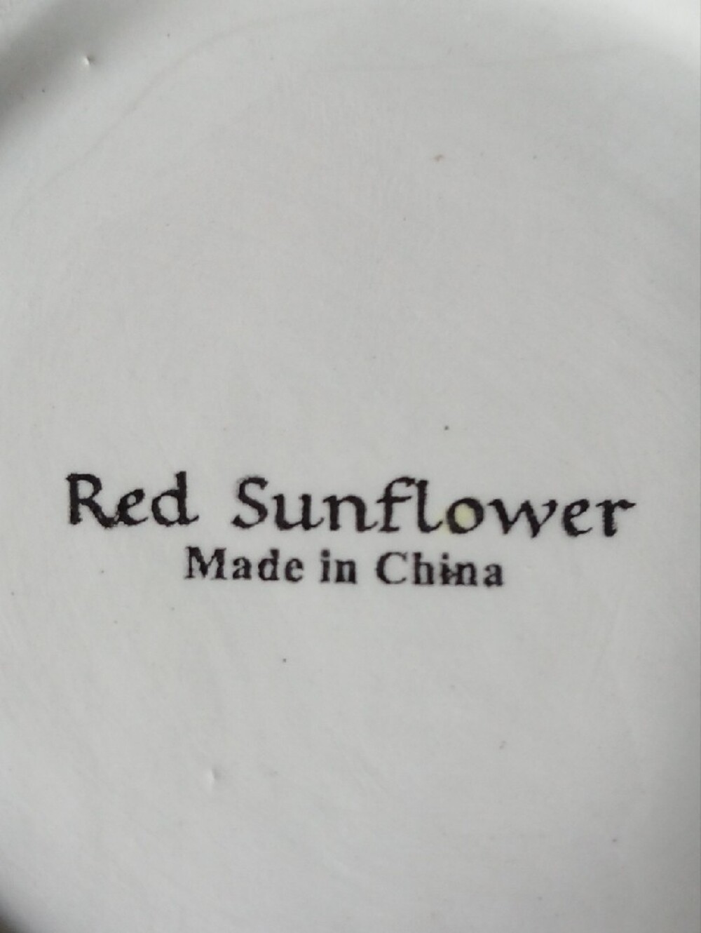 Hand-Painted Sunflower Ceramic Pitcher - Red - Picture 3 of 5
